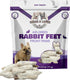 Benji & Louie Air Dried Rabbit Feet - Whole Rabbit Front Feet with Fur -