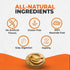 Canine Naturals Peanut Butter Chew Dog Treats - 100% Rawhide Free, All-Natural, 2 Pack of 4 Inch Rolls for Dogs 20-50lb