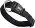 Dogline Comfort Microfiber Soft Padded Dog Collar, Large, 1-Inch Wide, Black, 15 to 25-Inch