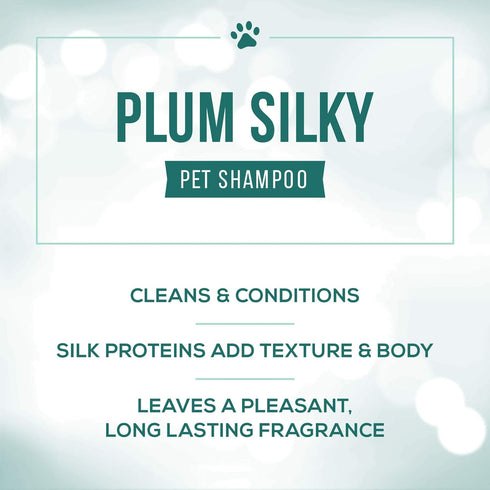 3 16oz Nature's Specialties Plum Silky Ultra Concentrated Dog Shampoo Conditioner, Makes up to Gallons, Natural Choice