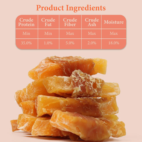11.6 oz Annika Dog Treats Grain-Free Chicken Wrapped Sweet Potato Chews, High Protein, Human-Grade Natural Jerky