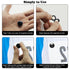 HINGTAI 12Pcs Marathon Running Bib Clips Number Holder Race Bib Fixing Fastener Clip Magnets Number Buckle Field
