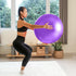 HANABASS Yoga for Exercise Extra Thick Stability Inflator for Core Strength and Fitness Routines Design Burst Material