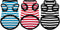 3 Pieces Dog Striped Shirt, Light Color Cotton Sleeveless Puppy Apparel, Colorful Tank Top for Small Medium Dogs