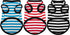 3 Pieces Dog Striped Shirt, Light Color Cotton Sleeveless Puppy Apparel, Colorful Tank Top for Small Medium Dogs