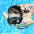 Kids Snorkel Gear Diving Mask with Anti-Fog and Anti-Leak Swimming Goggles for Children 4-14 Age Waterproof Tempered