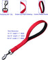 Premium 12 Inches Nylon Short Dog Leash with Heavy Duty Clip and Comfortable Padded Handle for Daily Use