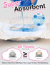 Dono Disposable Dog Diapers Female with Wetness Indicator, Disposable Doggie Diapers for Dogs in Heat, Super Absorbent