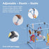8 Nocciola Puppy Play Gym with Hanging Toys, Indoor Jungle Gym Activities Center Playground for Puppies, Squeaky Plush