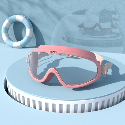 Generic Swimming, Goggles No Leaking Anti-Fog Swim Goggles for Men with Ear Plugs,Clear Vision Silicone Pool Goggles