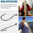 JSHANMEI 150pcs Baitholder Hooks Fishing Octopus Hooks with 2 Barbs, Assorted Size Tackle Box