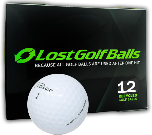 Titleist Pro V1 2023 Model Refinished Golf Balls 12 Pack Tour-Level Distance,
