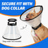 Supet Dog Cone Collar Adjustable After Surgery - Comfortable Pet Recovery Collar for Large Medium Small Dogs