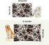 Qilmy Cow Print Dog Bed, Non-Slip Soft Cat and Dog Bed Mattress, Washable Kennel Pad (24 x 36 Inch)