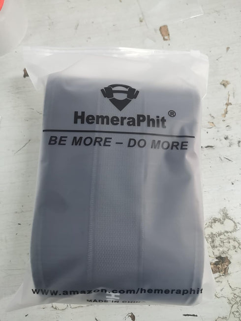 HemeraPhit Pull-up Belt - Weighted Dip Belt with Chain, Double D-ring Weightlifting Back Support Strap