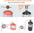 Portable Backpacking Stove with Piezo Ignition, Windproof Camping Gas Stove for Outdoor Camping Hiking Picnic