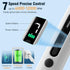 7-Speed Trimmer Dog Nail Grinder, Pet Nail with LED Light & Sponge Dust Collector, Quiet and Low-Vibration, Painless