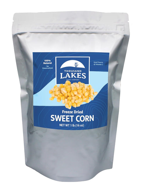 Thousand Lakes Freeze Dried Vegetables - Sweet Corn - Bulk 1 Pound