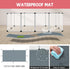 32 48" 32" 24" Panels Small Animal Playpen, x x Transparent Playpen with Waterproof Mat,Plastic Enclosure,Puppy Play