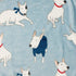 Fluffy Flannel Fleece Pet Dog Bed Throw Blanket Cover for Couch - 29.5 x 39.5 Inches - Cute Animals Design (Light Blue,
