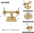 Chinchilla Wooden Spinning Foraging Toy for Hamster Guinea Pig, Wood Interactive Enrichment Toy for Pet Rats Gerbil