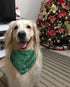 BoomBone Christmas Bandana for Dogs, 2 Pack Triangle Bibs Pet Scarf