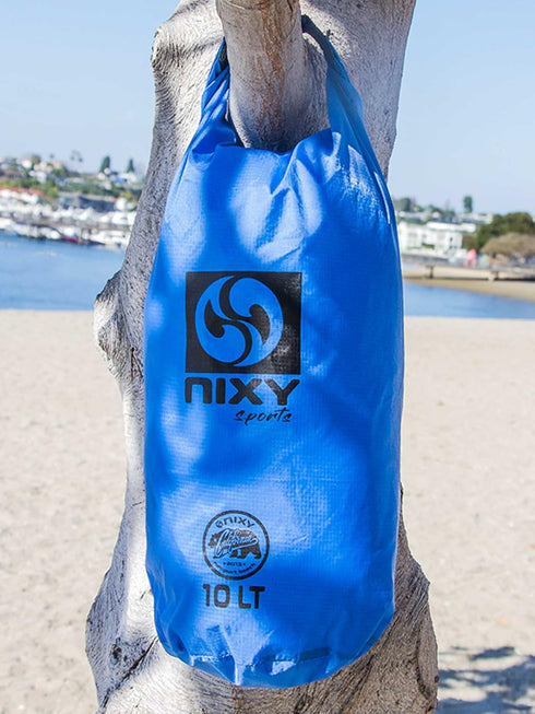 NIXY Ultralight Waterproof Dry Bag Dry Sack 5L/10L/20L, Roll Top Ripstop Nylon (Blue, 5L) for Paddleboarding, Kayaking,