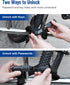 NDakter Bike Lock, Chain Lock with 2 Ways to Unlock, 4 Digit Combination Heavy Duty Anti-Theft Bicycle Lock