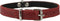 Genuine Leather Felt Padded Dog Collar - X-Small 11" x 1/2" Wide, Fits 8"-10" Neck for Chihuahuas and Puppies