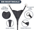 Soft Leather Adjustable Bib Martingale for Horses - Brown