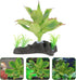Cabilock Artificial Plants for Reptile Terrarium Dcor, Spider Box with Faux Flame Rose Plant, Lifelike Reptile Habitat