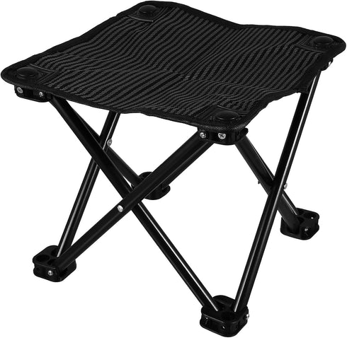 ARTIBETTER Folding Fishing Chair Lightweight Outdoor Folding Beach Stool with Mini Seat