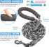 BAAPET Dog Leash with Comfortable Padded Handle, 2/4/5/6 FT for Small Medium and Large Dogs (6FT-1/2'', Black)