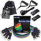 TheFitLife Exercise Resistance Bands with Handles - 5 Fitness Workout Bands, Stackable up to 110/150/200/250/300 lbs,
