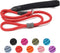 Strong Slip Rope Dog Training Leash 4ft, Heavy Duty Braided Nylon Lead with Padded Handle for Medium Large Dogs