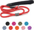 Strong Slip Rope Dog Training Leash 4ft, Heavy Duty Braided Nylon Lead with Padded Handle for Medium Large Dogs