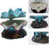 Abnaok Aquarium Shell Decoration - Tropical Clam Live-Action Ornament for Fish Tank Aerating and Oxygenated Decoration