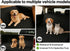 Dog Car Seat Cover for Back Seat - Waterproof and Scratchproof Back Seat Cover for Dogs Nonslip Car Seat Cover for Dogs