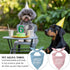 HPXKSHA 2 Pack, Baby Announcement Dog Bandana Big Sister and Big Brother Pet Scarf, Adjustable Triangle Pet Costume