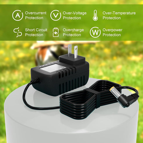 19V Power Supply Adapter for Pet Containment Fence Transmitter Radio Compatible PetSafe IF-100 PIF-300 300-034 RFA-443 IF-101 /SPS-06C19-1W 650-231 650-297 PIF00-15001 PIF00-13663 RFA-554 RFA-584