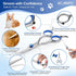 KEJNHPU 6.8 Inches, Professional Dog Grooming Kit Curved Dog Grooming Scissors with Safety Round Tips, Dog Scissors