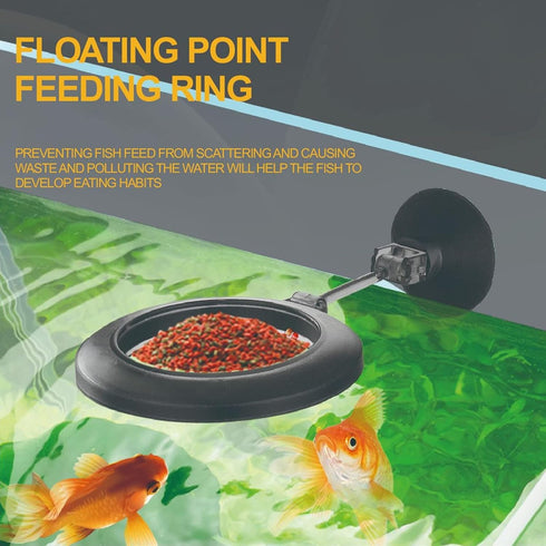 Fish Feeding Tube Dish, Aquarium Shrimp Feeding Tube with Bowl for Fish Shrimp Feeder