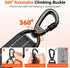 2Pcs 360 Dog Seat Belt, Dog Car Seat Belt Bungee, Car Harness for Pet with Buckle & Hook Latch, Safety Leash Vehicle
