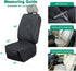 HAPYFOST 2Pack) Waterproof Front Seat Cover Dog Car Seat Covers Nonslip and Full Protection with Side Flaps Fits Most