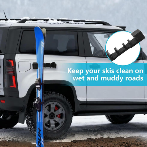 (1 Magnetic Ski Holder for Car,Magnetic Ski Snowboard Vehicle Mount,Snowboard Car Mount,Ski Accessories,Fits for Fixing