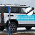 (1 Magnetic Ski Holder for Car,Magnetic Ski Snowboard Vehicle Mount,Snowboard Car Mount,Ski Accessories,Fits for Fixing