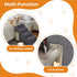 Dog Steps for Bed, 4-Step Ramp for Small Dogs, Non-Slip Bottom Design, High Density Foam Portable Pet Step, Indoor, Grey