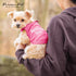 Parisian Pet Dog Tshirt - “Barking Diva“ Embroidered Girl Dog Clothes, Lightweight Pink Tee, 2XL