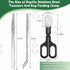 kathson Stainless Steel Reptile Tweezers Bug Feeding Clamp for Insects, Lizard, Turtle, Snake, Spider, Frog