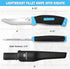 Mossy Oak Fishing Knife & Bait Knife, 4" Fish Fillet Knife with Protective Sheath, Razor Sharp 5Cr15MoV Stainless Steel Blade, Ergonomic Non-Slip Handle, Fishing Knife for Open Back and Boning by Mossy Oak